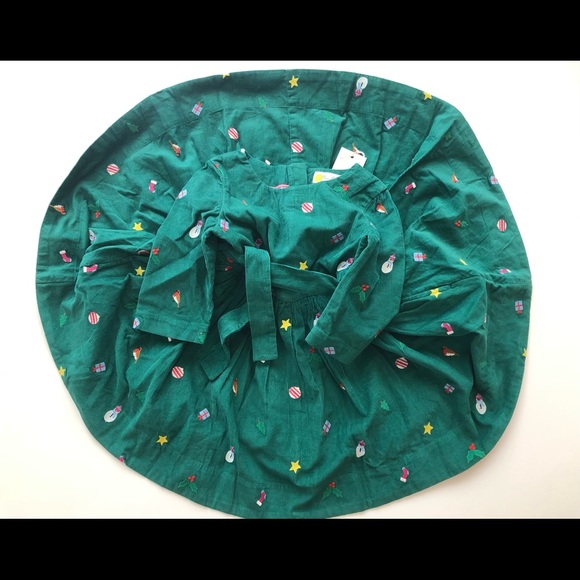 NWT Mini Boden Embroidered Cord Dress - Picture 10 of 12